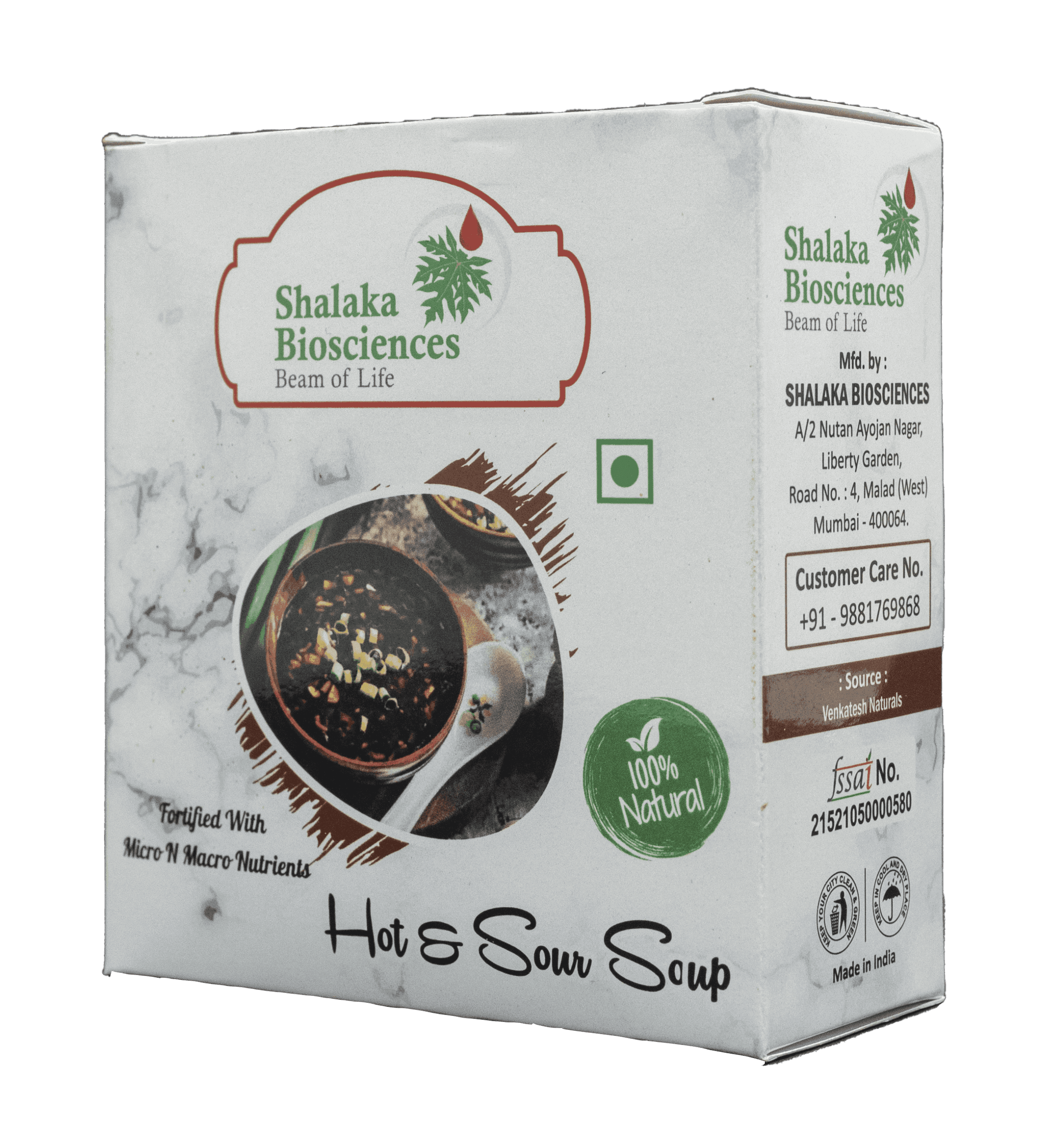 Shalaka hot & sow soup